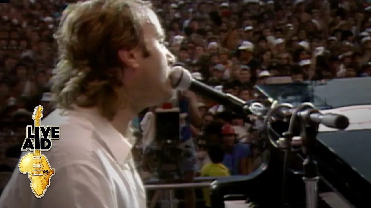 Phil Collins - In The Air Tonight (Live Aid 1985) background