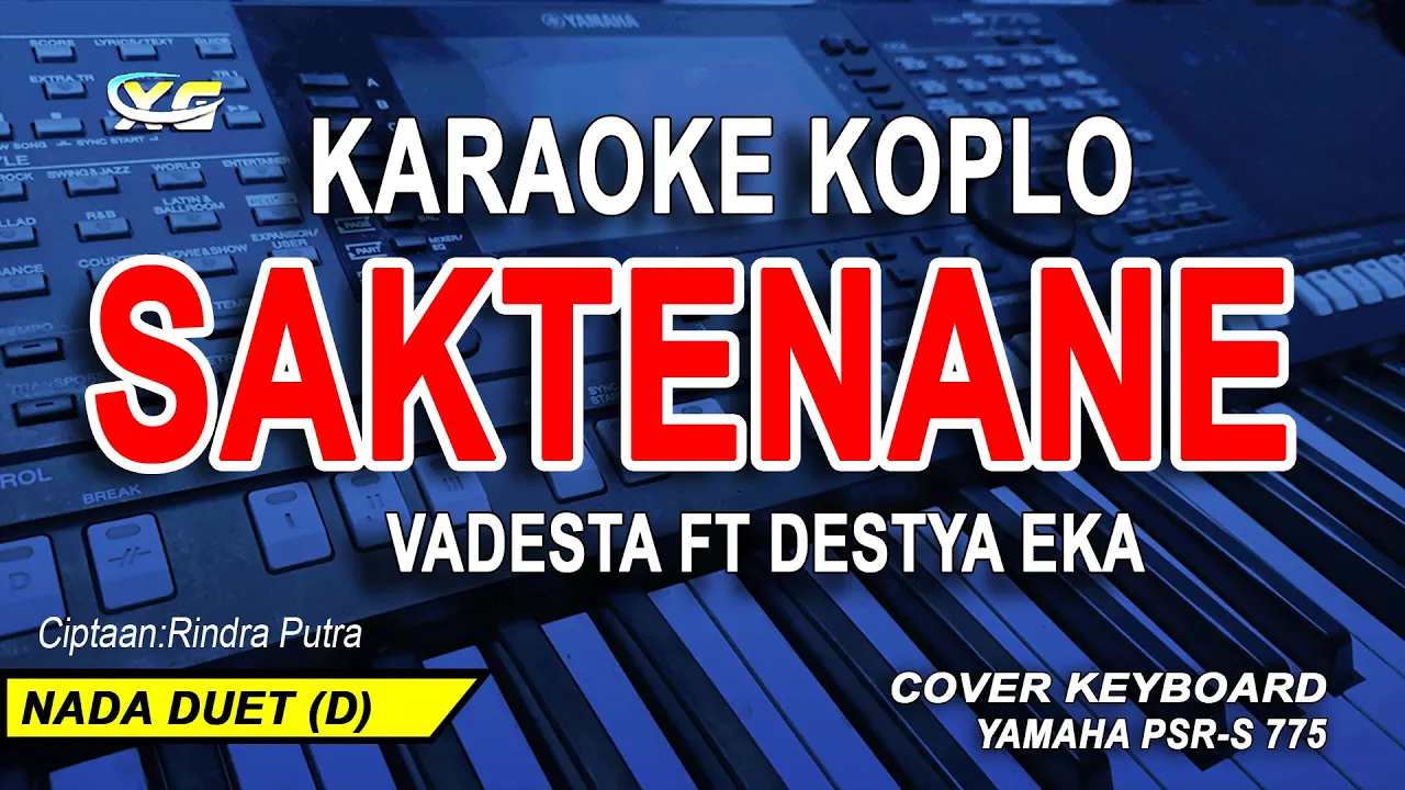 Karaoke Saktenane Koplo (Vadesta Ft. Destya Eka) background