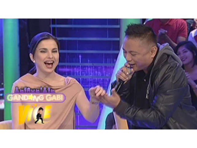 GGV: Andrew E. serenades Ana Roces background