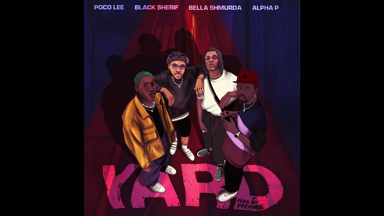 Poco Lee ft. Bella Shmurda, Black Sherif & Alpha P – Yard (Official Lyric Video) background