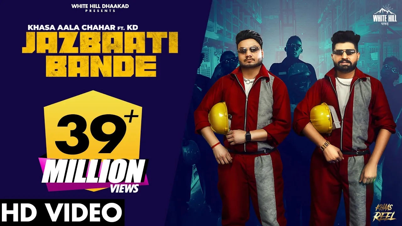 JAZBAATI BANDE (Full Video) Khasa Aala Chahar ft. KD DESIROCK | KHAAS REEL | Haryanvi Songs 2021 backdrop