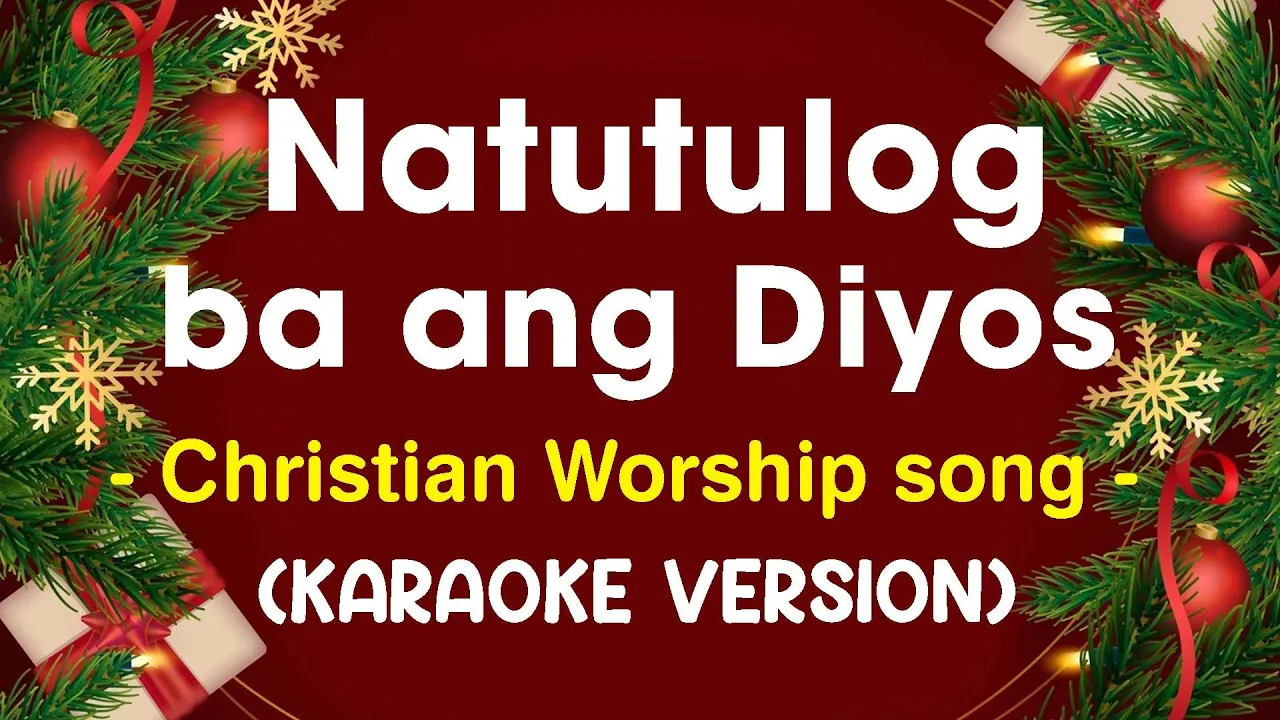 Natutulog Ba Ang Diyos - Gary Valenciano | KARAOKE VERSION background