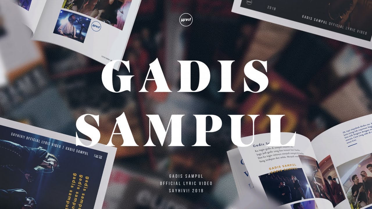 HIVI! - Gadis Sampul (Official Lyric Video) background