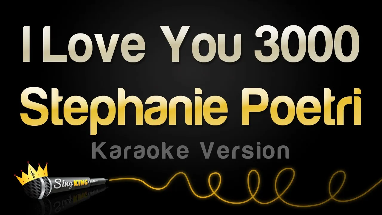 Stephanie Poetri - I Love You 3000 (Karaoke Version) background