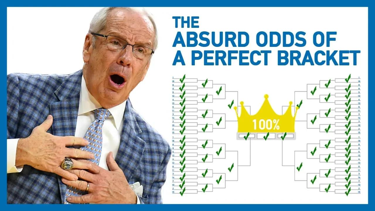 Why a perfect NCAA tournament bracket is (near) impossible background