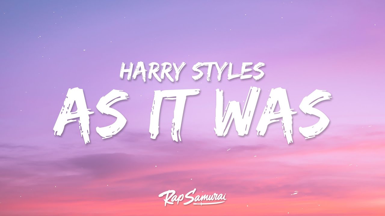 Harry Styles - As It Was (Lyrics) background