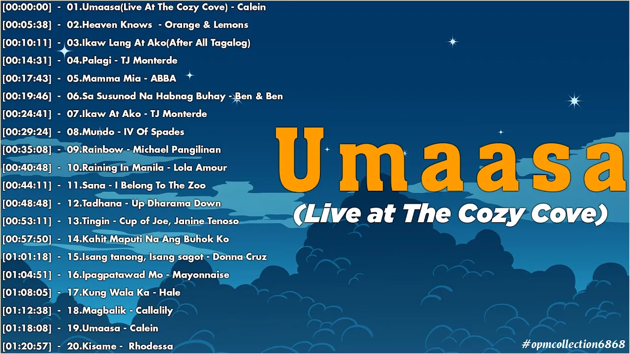 Umaasa(Live At The Cozy Cove) - Calein | Best OPM Tagalog Love Songs With Lyrics | OPM New Song 2024 (2024) | Watch on Movi47