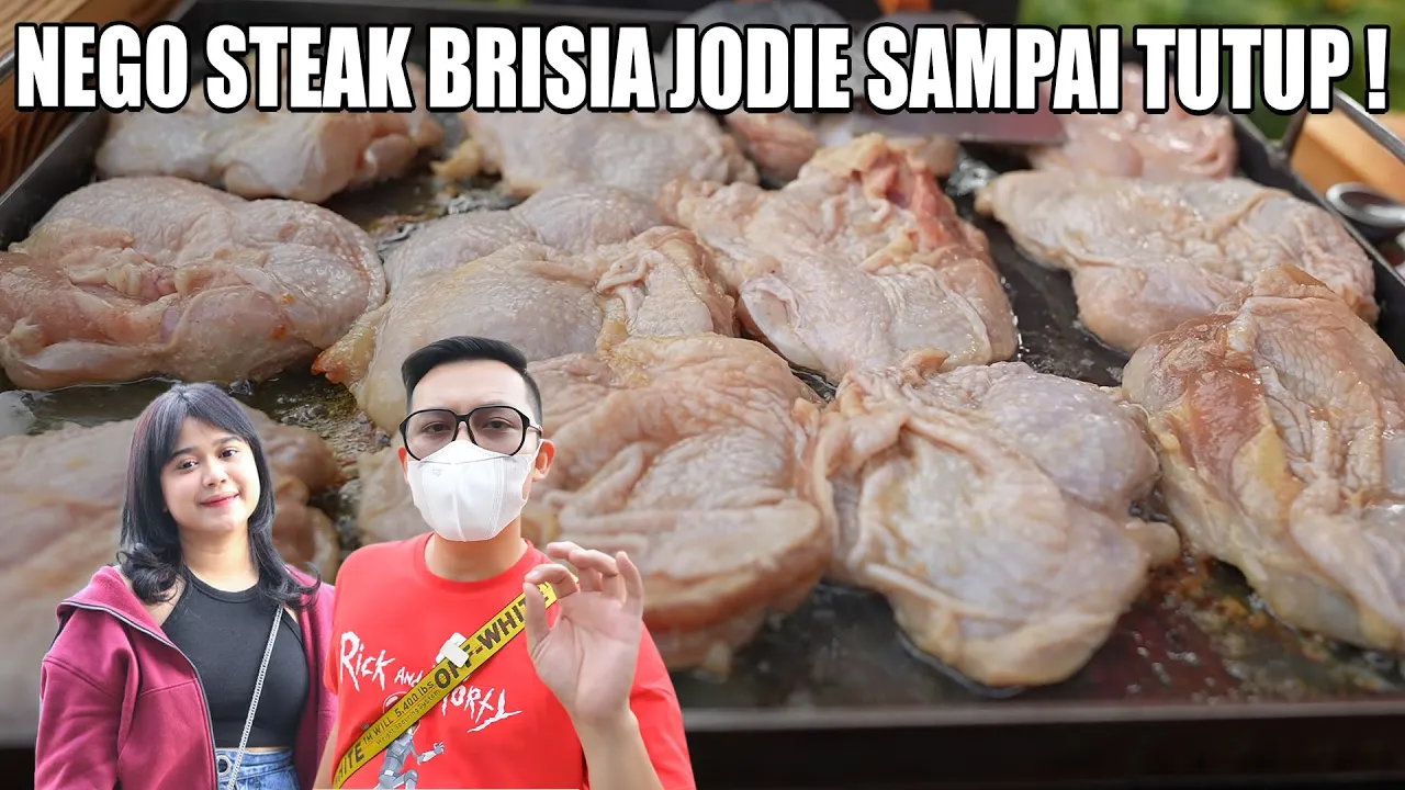 BRISIA JODIE JUALAN STEAK 18 RIBU, SAMPE STOKNYA DI AMBIL SEMUA DI RUMAH ! poster — similar to [FULL] INTEROGASI BRISIA JODIE BIKIN NGAKAK TANPA HENTI | LAPOR PAK! (22/02/22)
