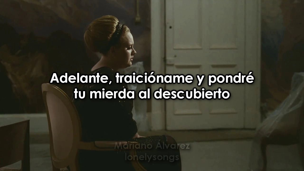 Rolling in the deep, Adele | Español backdrop