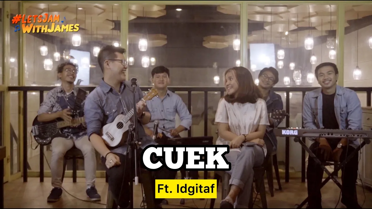 Cuek (Rizky Febian) KERONCONG - IDGITAF (Brigita Meliala) ft. Fivein #LetsJamWithJames