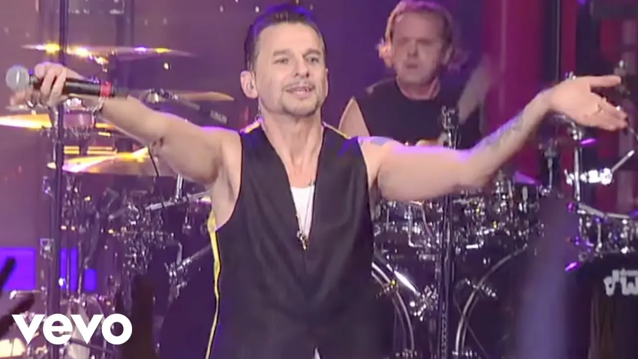 Depeche Mode - Enjoy The Silence (Live on Letterman) background