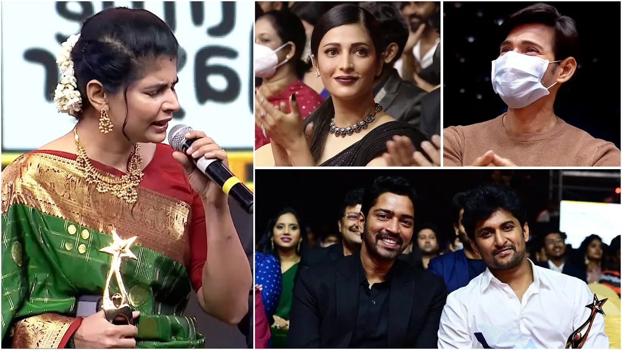 Singer Chinmayi Sripada Mesmerizes Everyone With Her Magical Performance At South Awards Show background