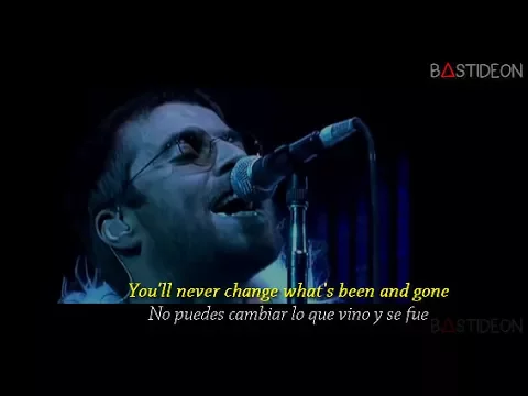 Oasis - Stop Crying Your Heart Out (Sub Español + Lyrics) background