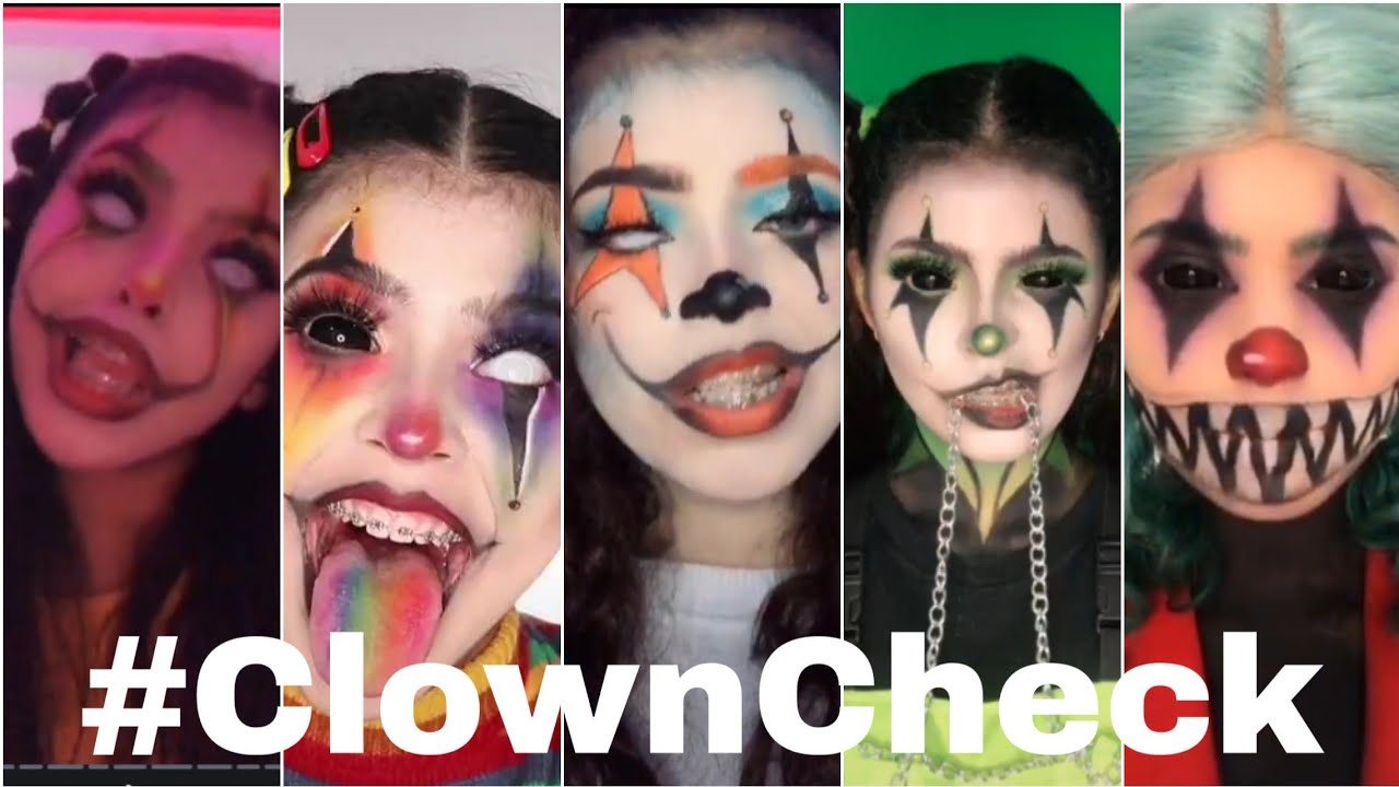 CLOWN TRANSFORMATIONS #ClownCheck || By Jharna Bhagwani background