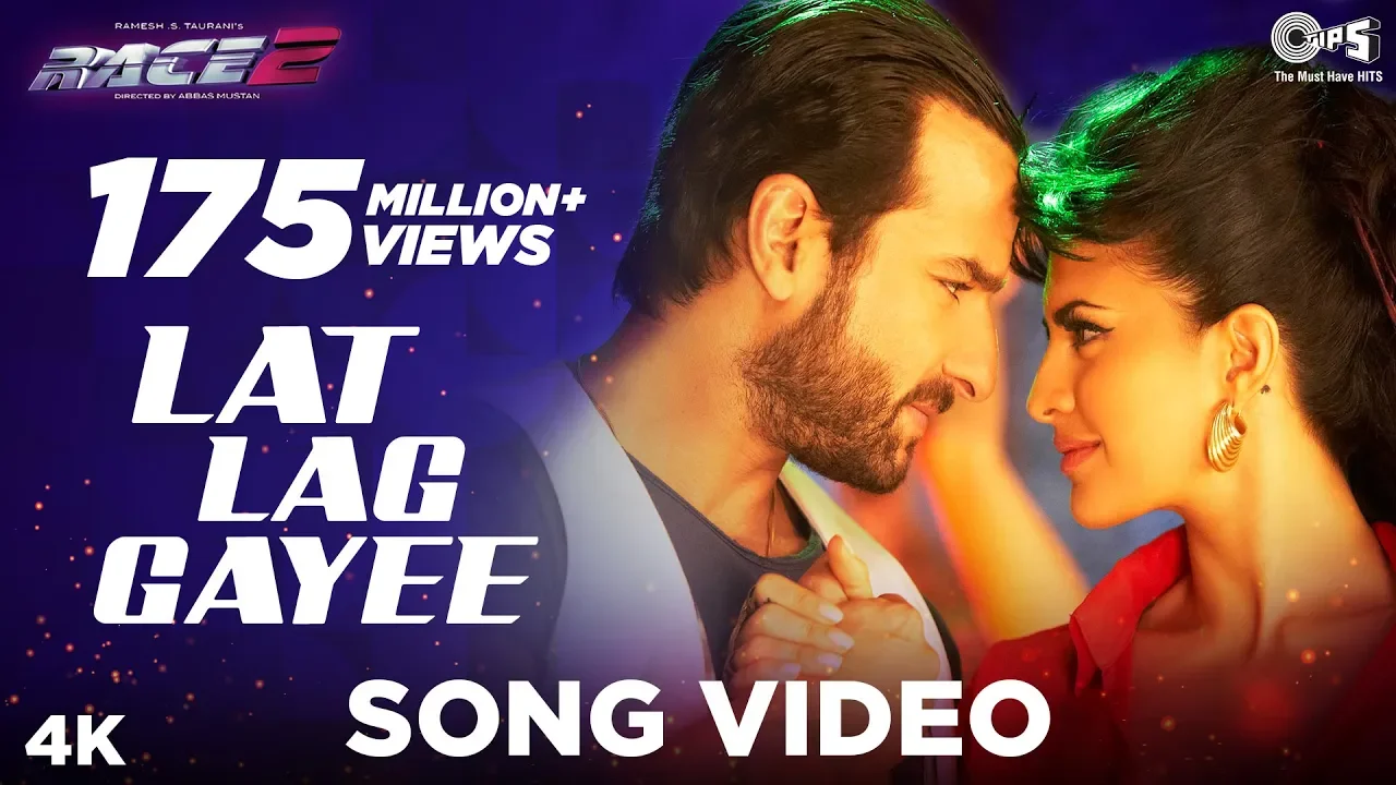 Lat Lag Gayee Song - Race 2 | Saif Ali Khan & Jacqueline | Benny Dayal & Shalmali | Pritam | Tips background