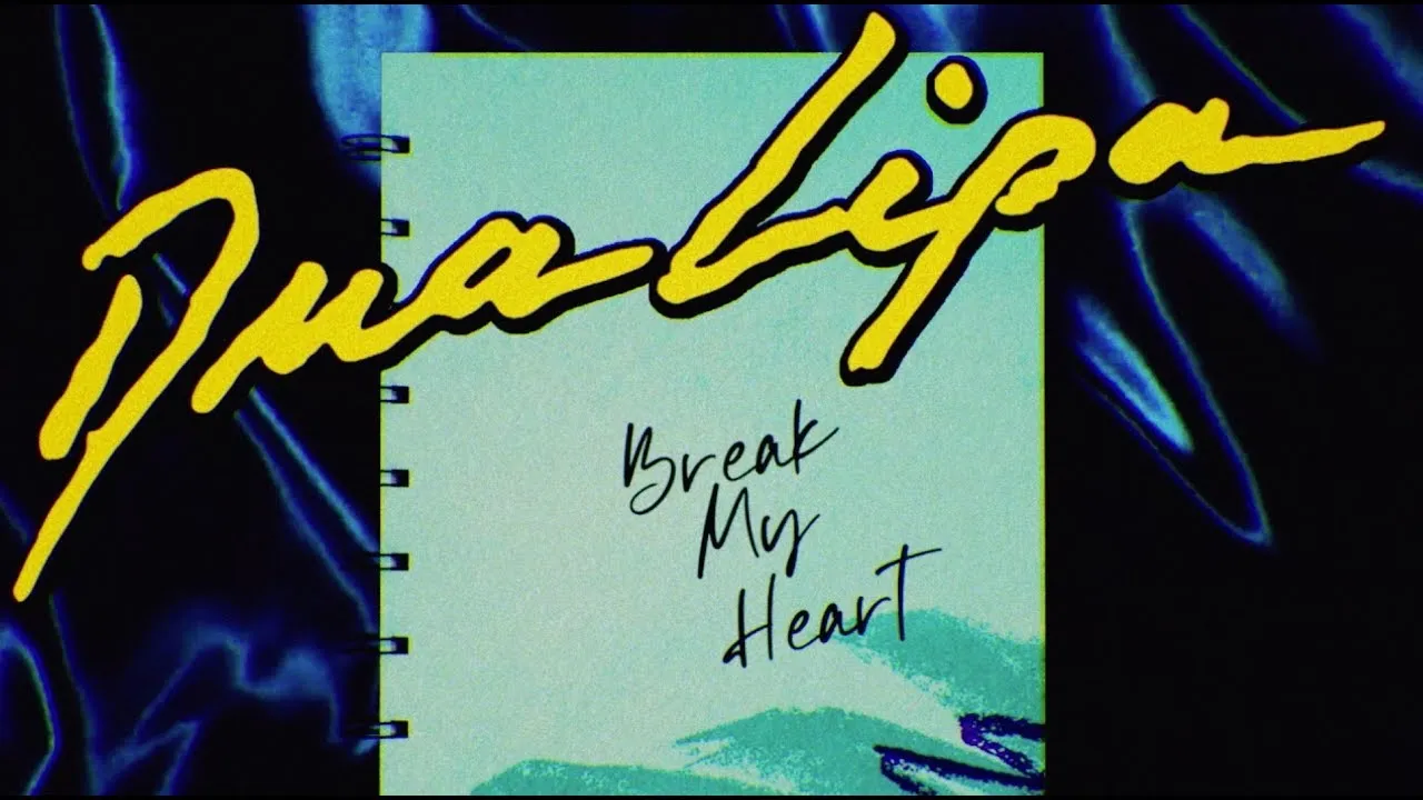 Dua Lipa - Break My Heart (Official Lyrics Video) background