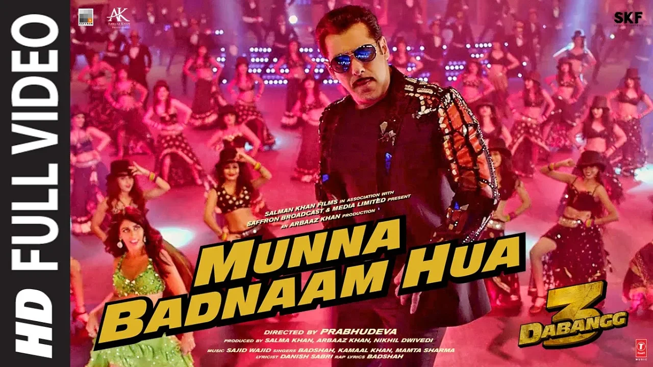 Full Video: Munna Badnaam Hua | Dabangg 3 | Salman Khan | Badshah,Kamaal K, Mamta S | Sajid Wajid background