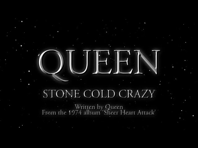 Queen - Stone Cold Crazy (Official Lyric Video) background