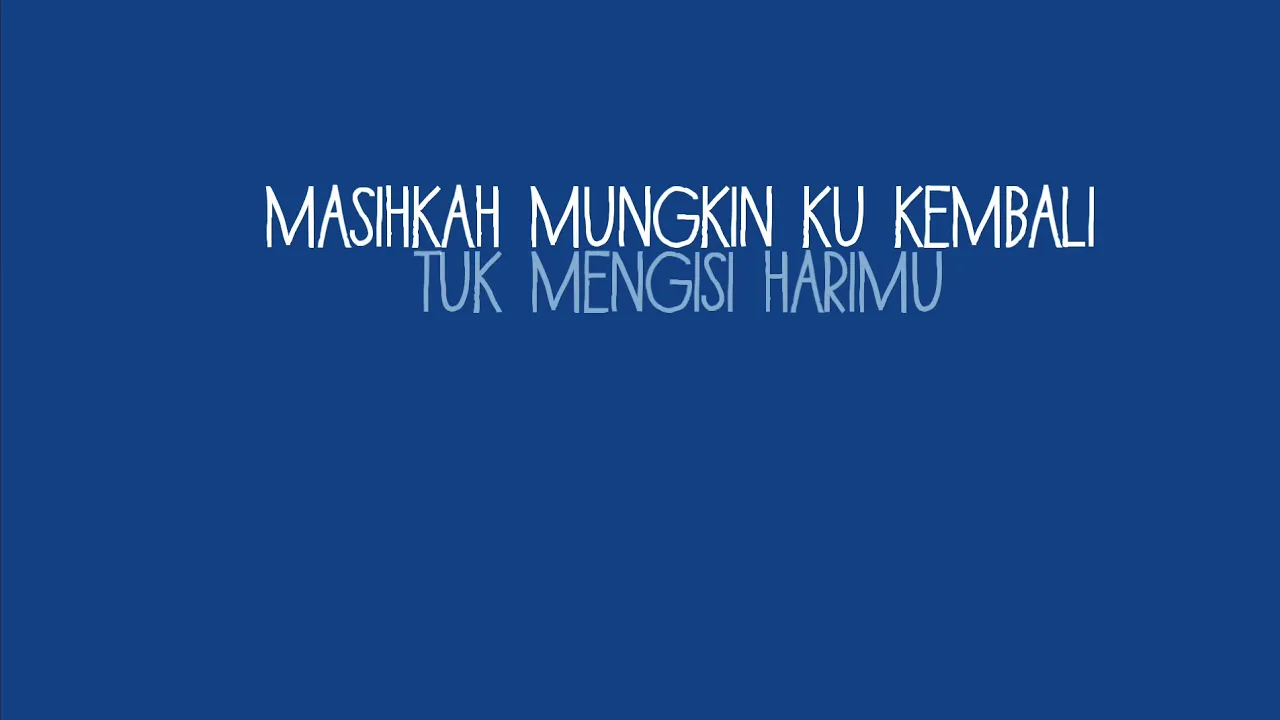Glenn Fredly - Pada Satu Cinta (Lyric Video) background