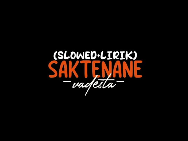 SAKTENANE Vadesta (๐๐ก๐ค๐ฌ๐๐+๐๐๐ง๐๐ )๐ฅ background