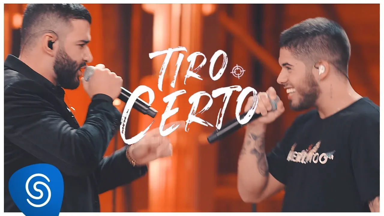 Zé Felipe part. Gusttavo Lima - Tiro Certo (Clipe Oficial) background