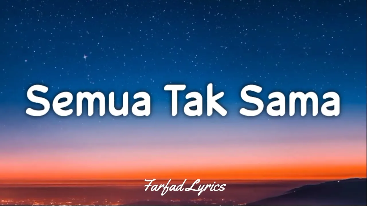 Padi - Semua Tak Sama (Lyrics) 🎵 background