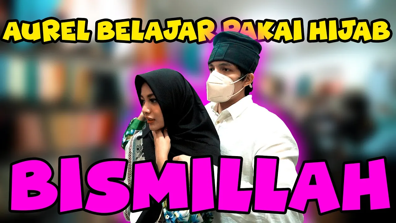 DIBELANJAIN ATTA!! AUREL BELAJAR BERHIJAB