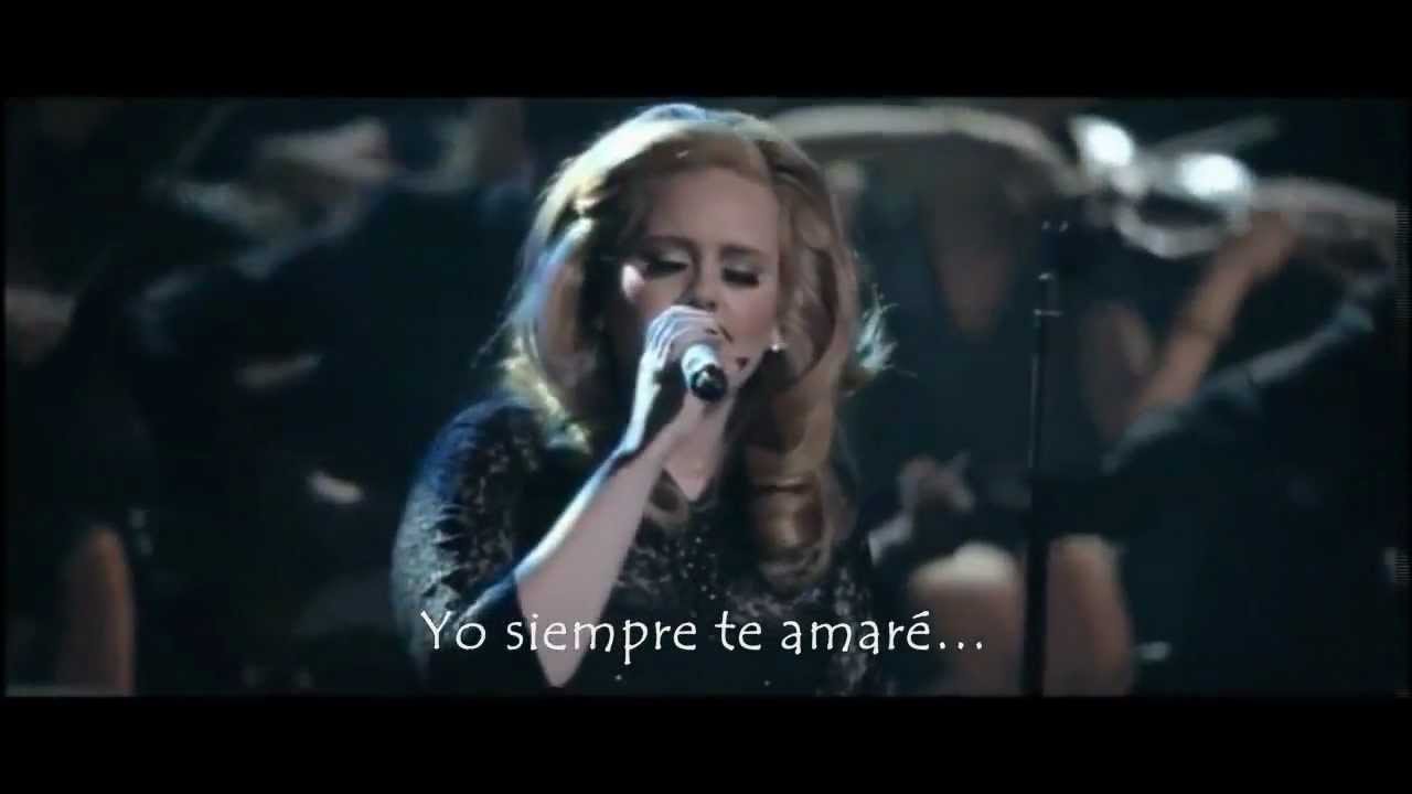 Adele - Lovesong (live) (Subtitulada al Español) background