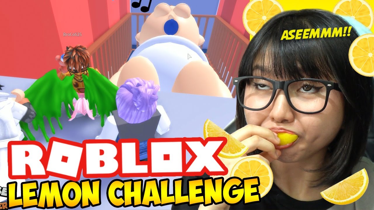 #CHALLENGE MAKAN LEMON KALAU KALAH - ROBLOX INDONESIA