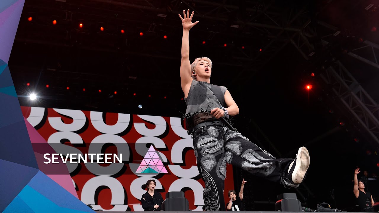 SEVENTEEN - VERY NICE (Glastonbury 2024) background
