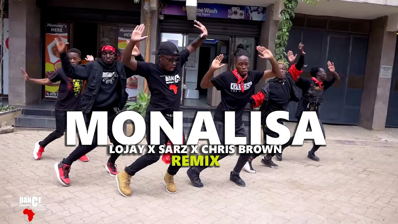 MONALISA (Remix) - LOJAY (Official Dance Video) ft. Sarz & Chris Brown | Dance Republic Africa background