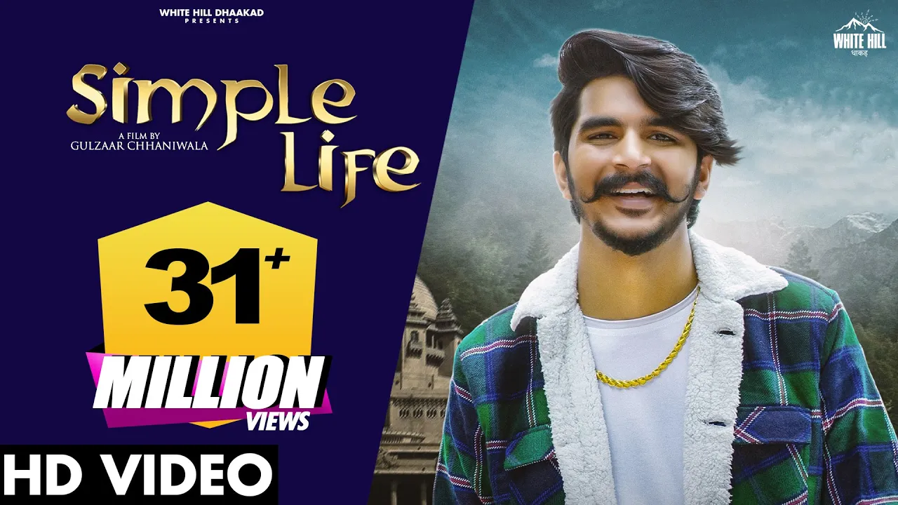 GULZAAR CHHANIWALA: Simple Life | Haryanvi Songs Haryanavi 2021 | Bholenath Song | Sawan Song background