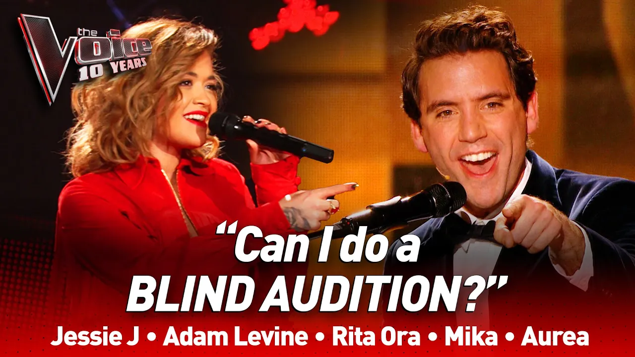 Coaches giving the Blind Auditions a try on The Voice | The Voice 10 Years | ENG subs