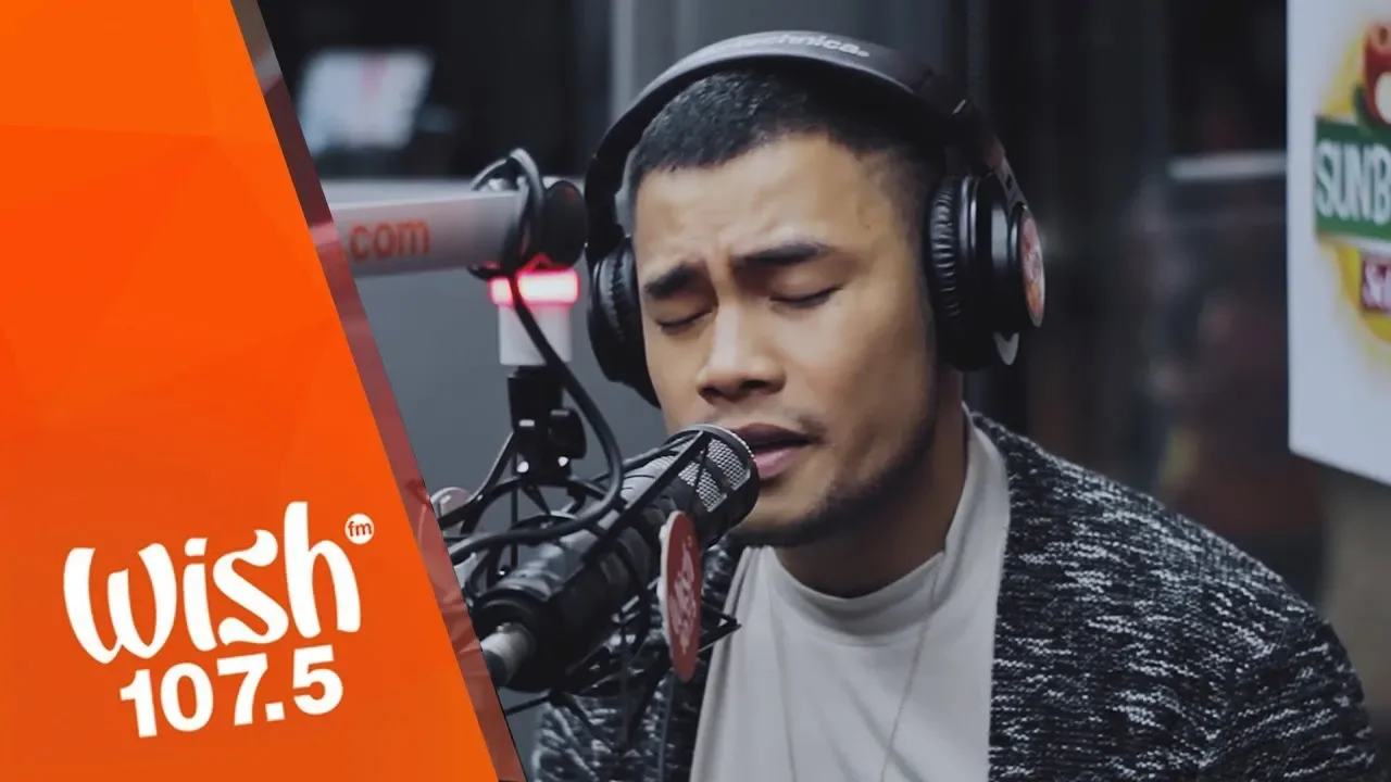 Bugoy Drilon performs "Maybe" (Neocolours) LIVE on Wish 107.5 Bus background