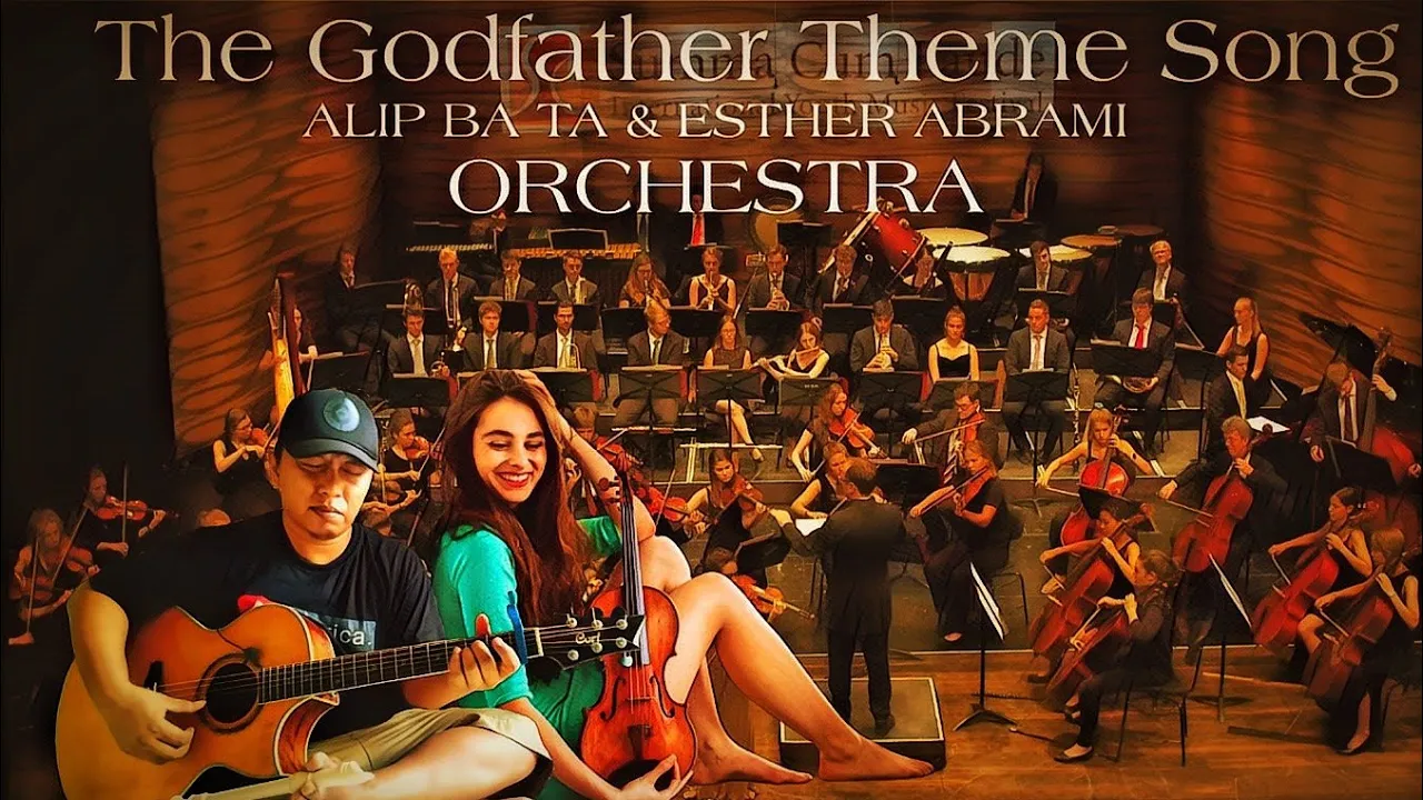 The Godfather Theme Song (fingerstyle COVER) Alip ba ta feat Esther Abrami - ORCHESTRA backdrop