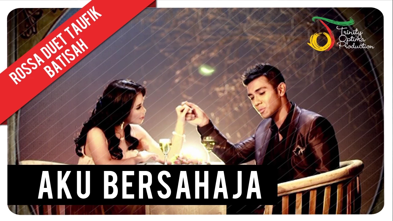 ROSSA DUET WITH TAUFIK BATISAH - AKU BERSAHAJA | VC Trinity background