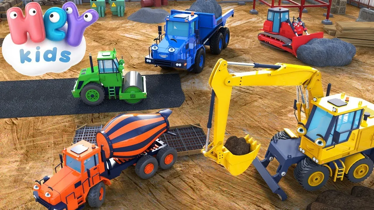 I Veicoli da Lavoro 🚚 Canzoni e cartoni animati per bambini | HeyKids Italiano (2022) | Watch on Movi47