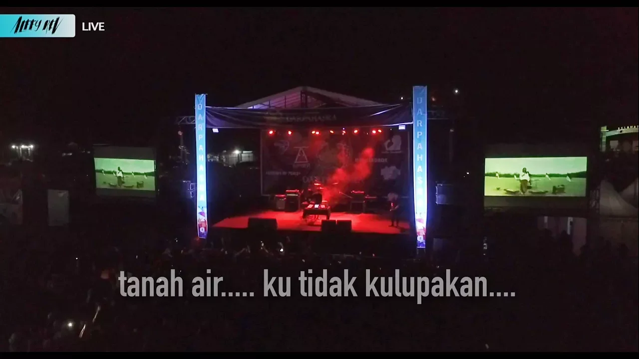 ketika LAGU NASIONAL di Konser EDM - ALFFY REV LIVE in Concert 2 Stage - Part 2 background
