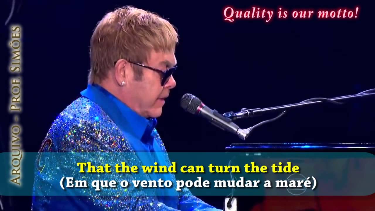 SKYLINE PIGEON (ELTON JOHN) - ROCK IN RIO 2015 - LEGENDADO - HD background