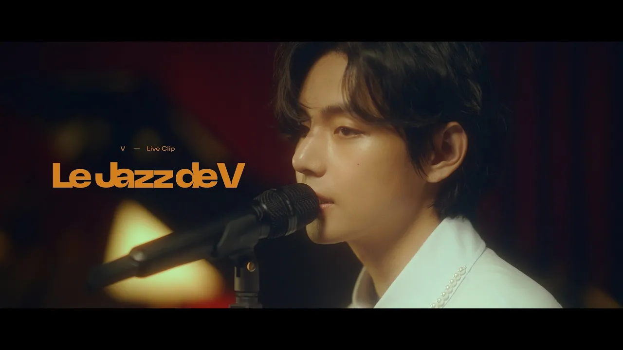 'Le Jazz de V' Live Clip #2023BTSFESTA background