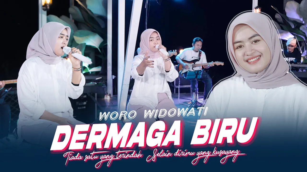 Woro Widowati - Dermaga Biru (Official Music Live) Walaupun ku terlanjur, sayang Meninggalkan dia background