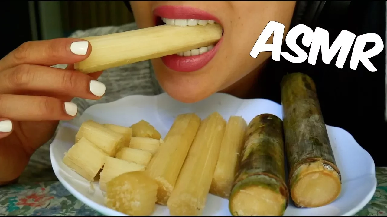 ASMR Sugarcane (Crunchy and Juicy EATING SOUNDS) | SAS-ASMR (2017) | Watch on Movi47