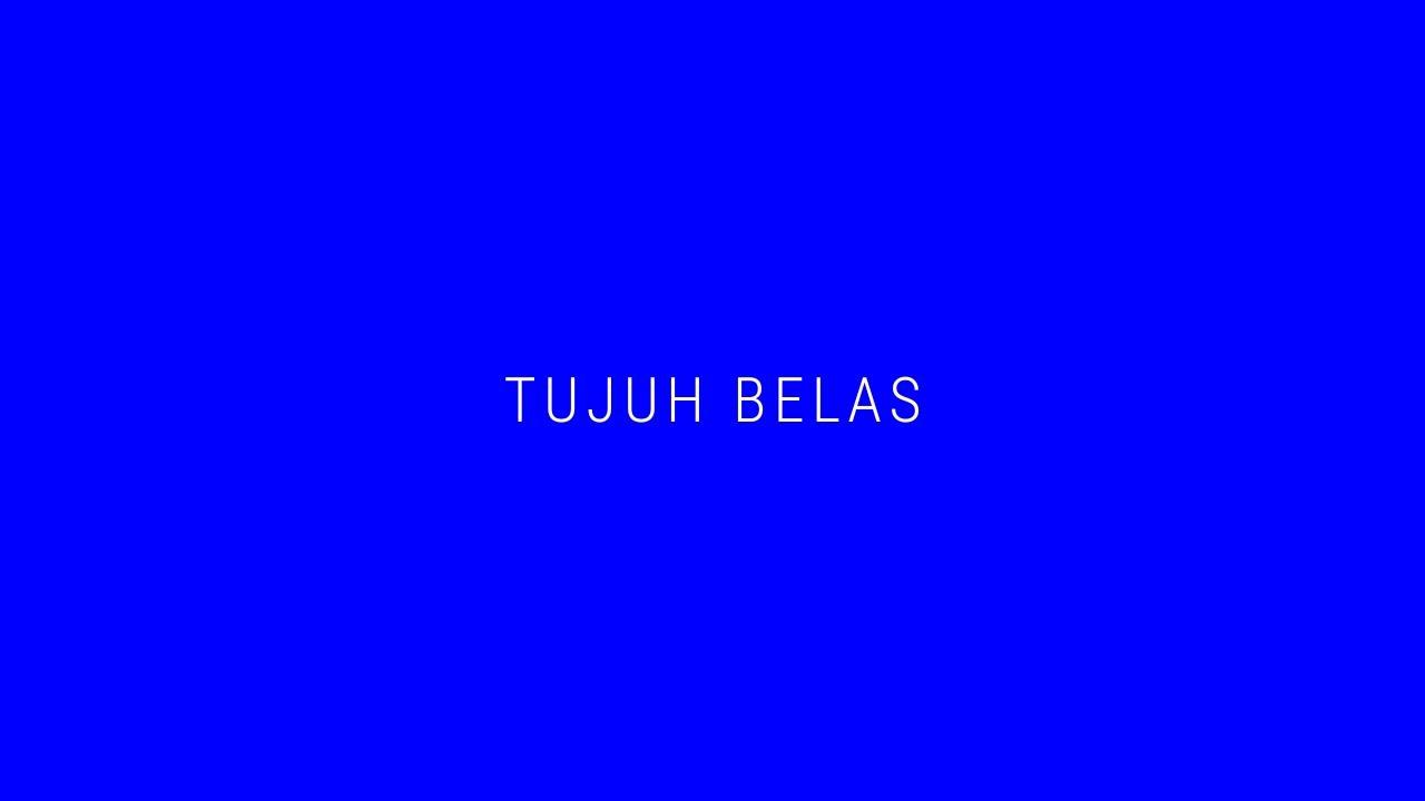 TULUS - Tujuh Belas (Official Lyric Video)