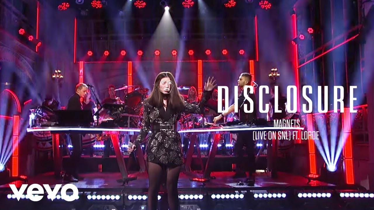 Disclosure - Magnets (Live on SNL) ft. Lorde background