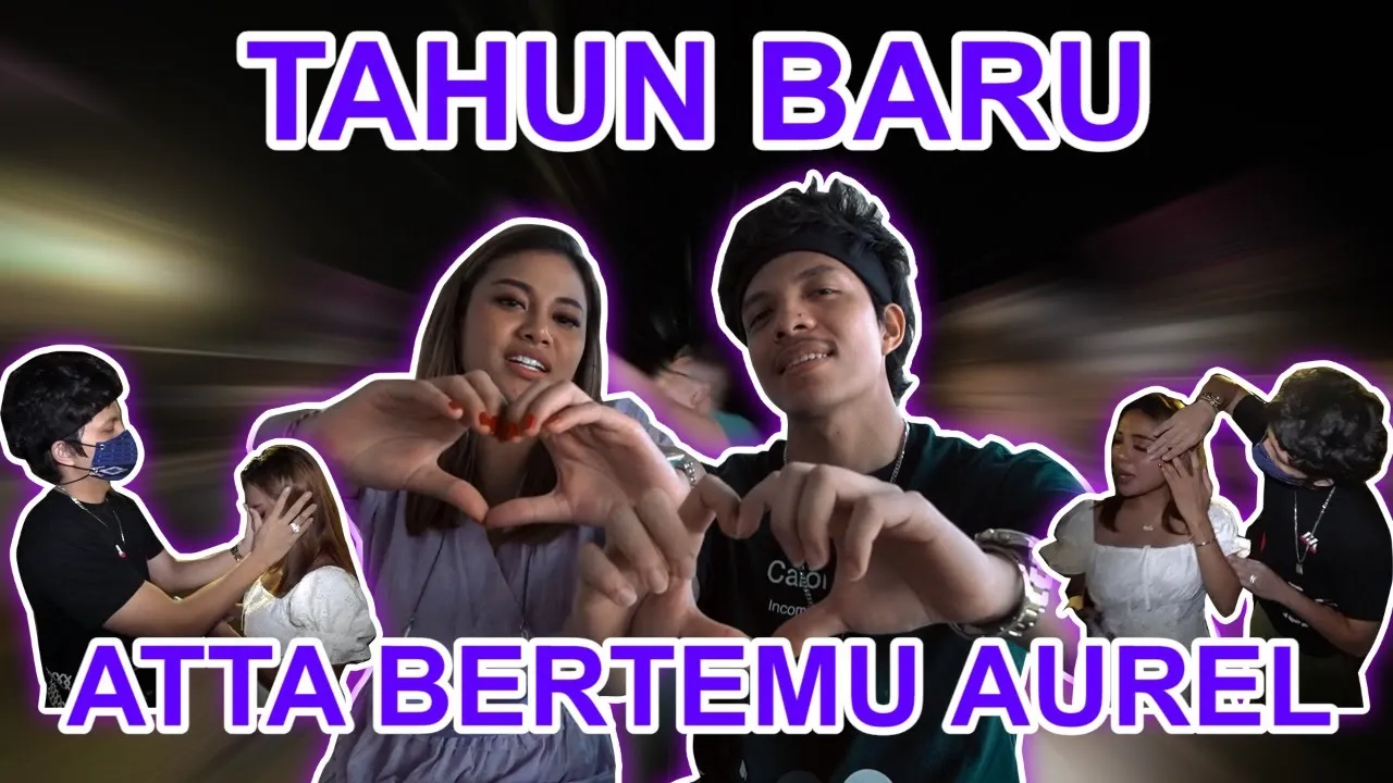 NANGIS TERHARU, AUREL KEDATANGAN ATTA DI MALAM TAHUN BARU