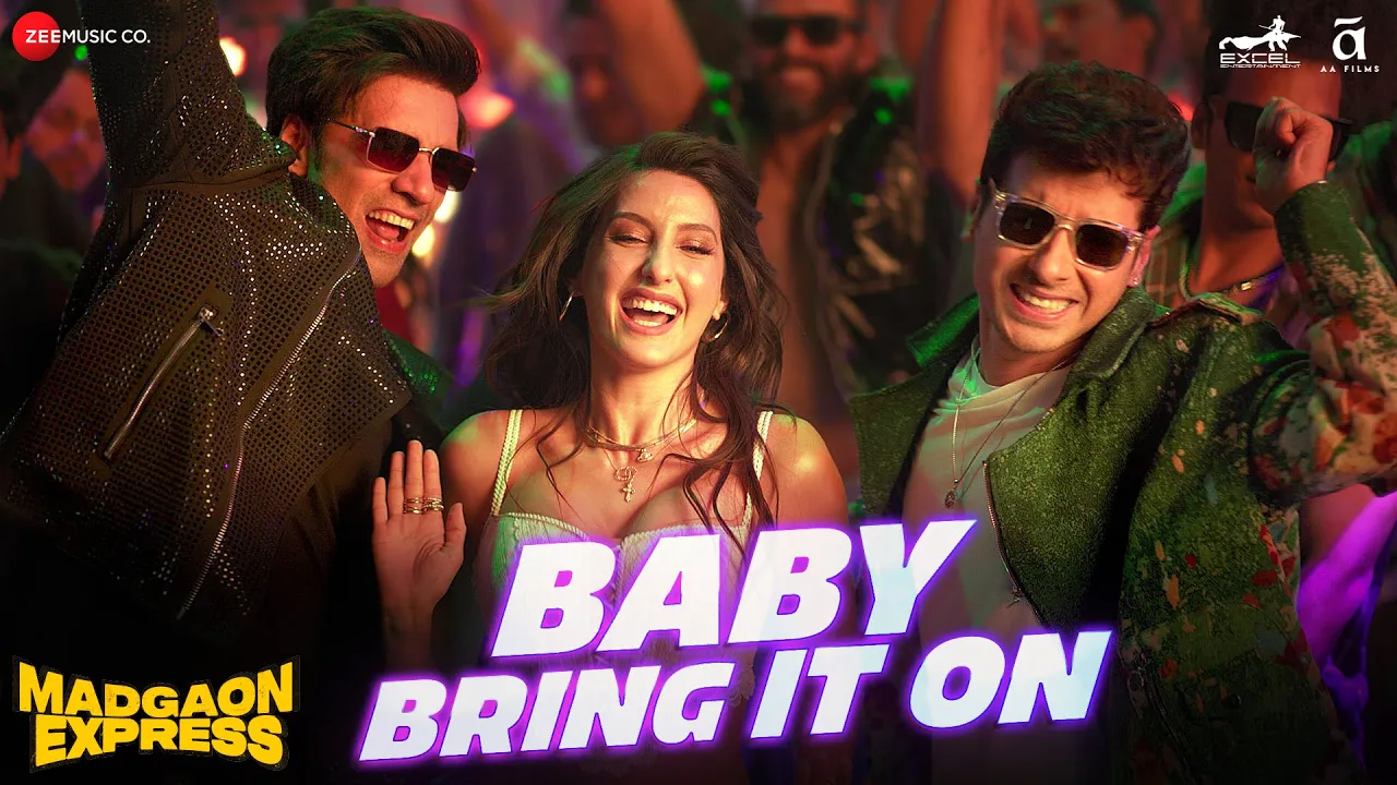 Baby Bring It On - Madgaon Express | Nora Fatehi, Divyenndu, Avinash | Ajay-Atul, Nikhita G, Kumaar background