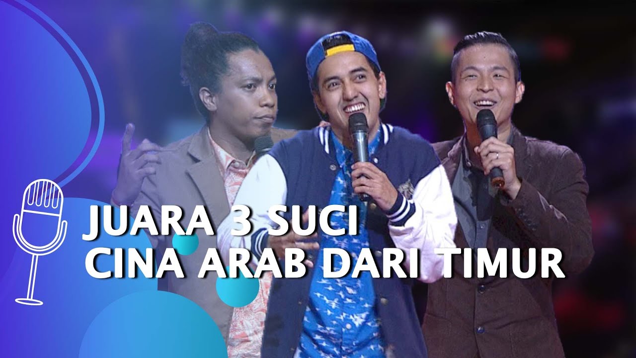 GRAND FINAL Stand Up Comedy Juara 3: PECAH BANGET! Ernest Prakasa, Kemal Palevi dan Arie Kriting poster — similar to Young Lex - Lah Bodo Amat Ft. Sexy Goath & Italiani