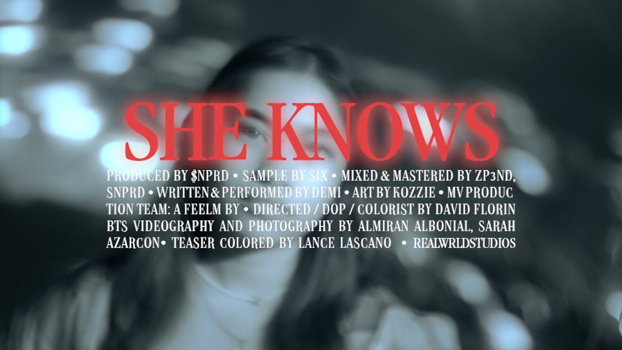 DĖMI - She Knows (Official Music Video) background