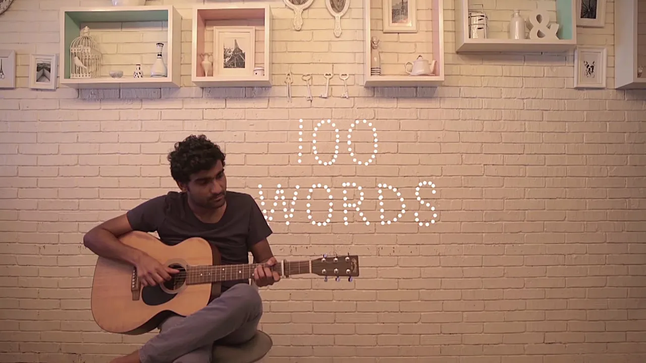 Prateek Kuhad - 100 Words (Acoustic) background