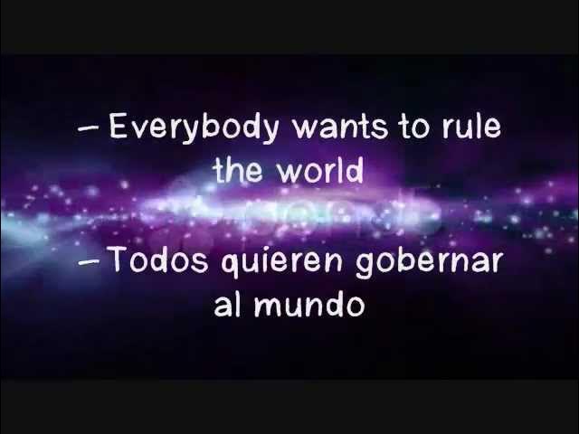Everybody Wants to Rule the World-Tears for Fears (letra & traducción)